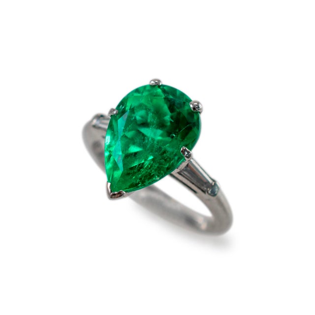 Gender: Ladies Metal Type: Platinum Ring Size: 4.75 Shank Thickness: 2mm Total Weight: 4.36 grams Polished 900 Platinum...