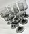 Smoky Grey Mid-Century Goblets- Set of Six For Sale - Image 4 of 12