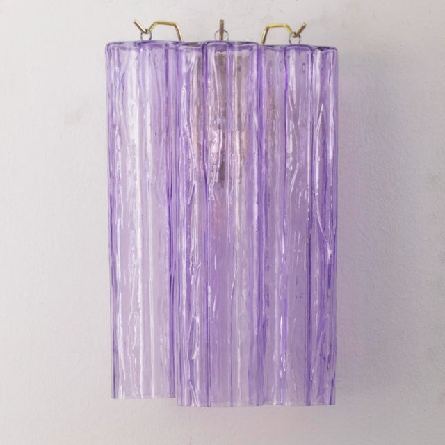 Metal Italian Wall Light in Murano Glass, 1990s For Sale - Image 7 of 12