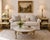 French Provincial 1960s Vintage French Provincial Marble End Tables, Pair For Sale - Image 3 of 5