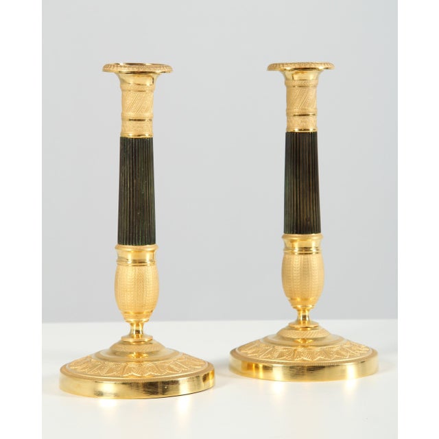 Gold 19th Century Candlesticks, Set of 2 For Sale - Image 8 of 8