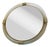 Round Torciglione Gold Murano Glass Wall Mirror in Barovier Style by Simoeng for Simoeng For Sale