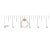 Metal 18K Yellow Gold Plated .925 Sterling Silver Diamond Cross Ring with Satin Finish (I-J Color, SI1-SI2 Clarity) - Ring Size 6 For Sale - Image 7 of 7