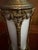 Pair of Vintage French Empire Brass & Milk Glass Table Lamps 12" X 4.5" Ca. 1950 For Sale - Image 6 of 18