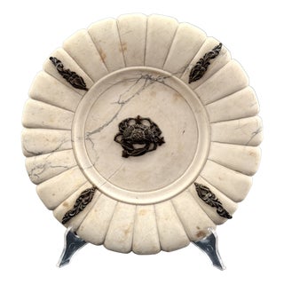 Decorative Marble Plate, Italy, 1930s For Sale