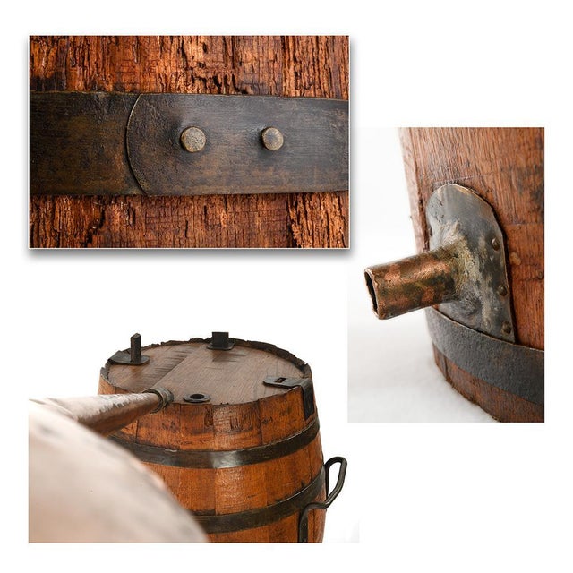 19 Century Copper Distillery Alembic Barrel For Sale - Image 5 of 7