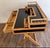 1960s Campaign Faux Bamboo & Black Lacquer Writing Desk, Attributed to E. Murio For Sale In Los Angeles - Image 6 of 12