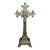 Antique French Altar Crucifix: Jesus Christ, Holy Trinity, Gospels c. 1900 For Sale