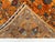 Rust Afghan Sultani Hand-Knotted Wool Rug - 9'8" X 8'1" For Sale - Image 14 of 14
