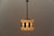 The lamp is executed with 8 e27 edison screw fit bulb. It is wired and in working condition. It runs both on 110 / 230...