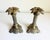 Palm Beach Style Brass Candlesticks, 1960s - A Pair For Sale - Image 10 of 11