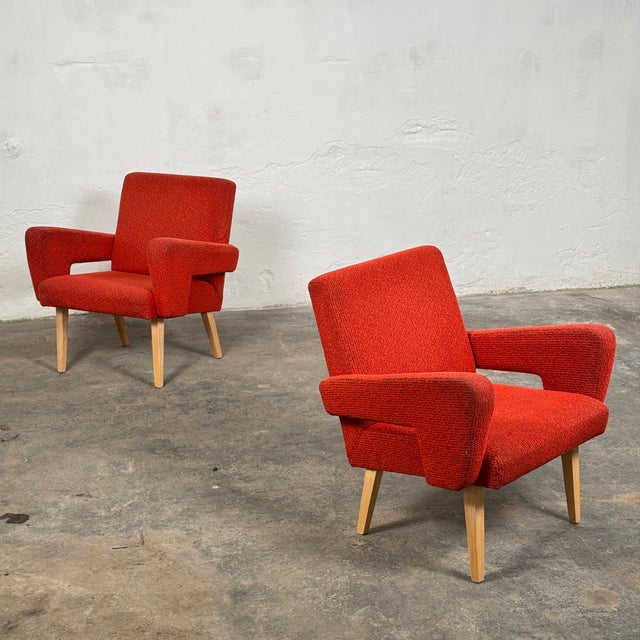 Czechoslovakian Armchairs, 1960s, Set of 2 For Sale - Image 13 of 16