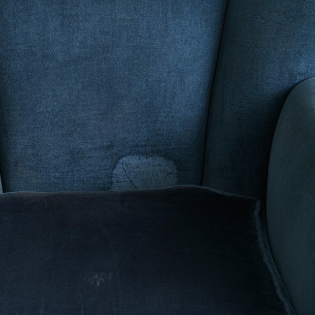 Wood Danish Lounge Chair with Original Upholstery + Fringe, 1960s - 2 Available For Sale - Image 7 of 11