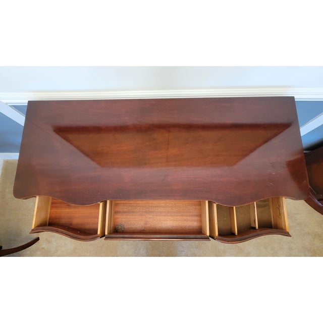 1940s Regency Flame Mahogany Buffet by Morganton Furniture For Sale In Baltimore - Image 6 of 13
