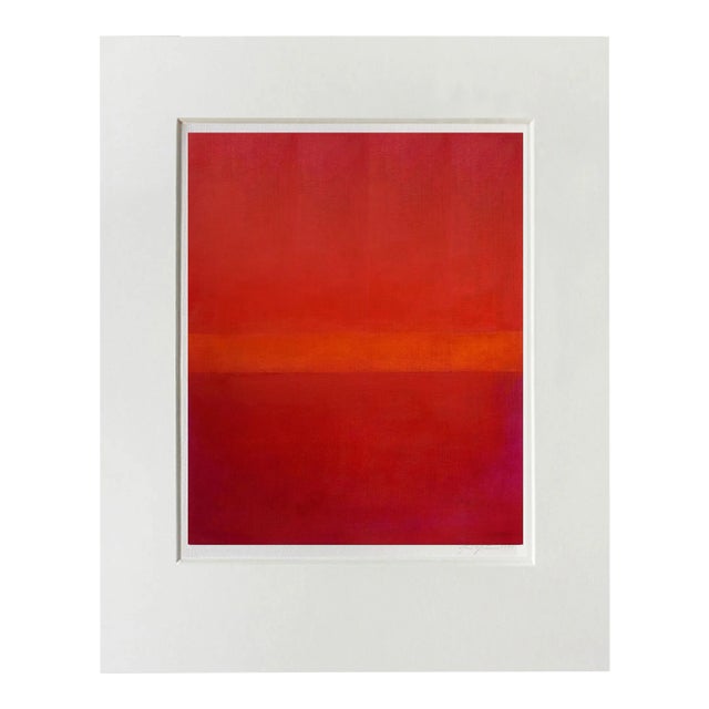 Contemporary Abstract Cold Wax and Oil Stick on Canvas Paper Painting "Linear Fervor" by Janise Yntema For Sale