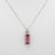 4.4Ct Pink Tourmaline Pendant With Earth Mined Diamonds Accents: Solid 14k Gold For Sale - Image 4 of 8