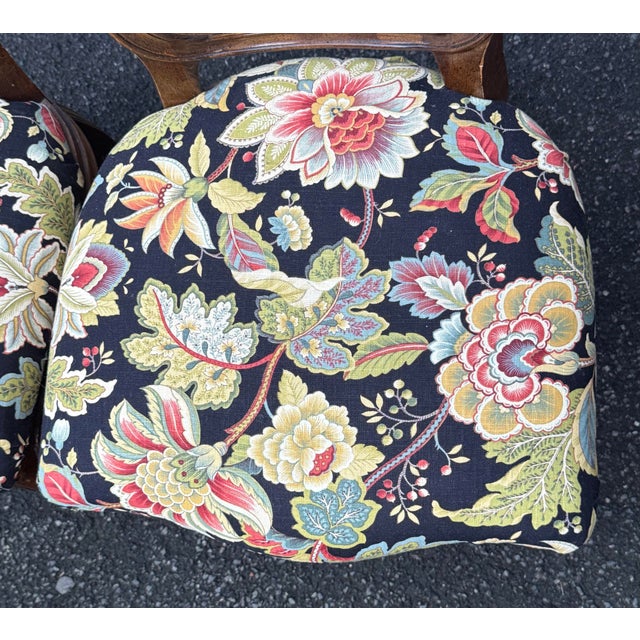 Vintage Century Furniture Cane Back Dining Chairs - A Pair For Sale - Image 10 of 11