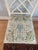 Wood Chinese Chippendale Style WhiteChair Newly Upholstered. For Sale - Image 7 of 7
