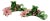 Italian Porcelain Flowers Sculpture Taper Candle Holders Signed Capodimonte - A Pair For Sale