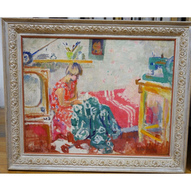 Interior, Girl, Russia, 1962, we send the work anywhere OLGA BOGAEVSKAJA (Moscow, 1916 – St. Petersburg, 2000) Works by...