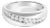 Men's.925 Sterling Silver 1/2 Cttw Diamond 9 Stone Band Ring - Size 9.5 For Sale