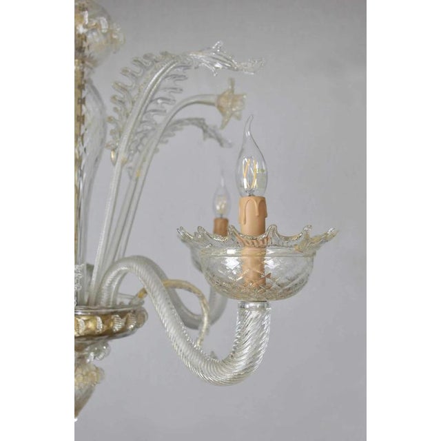 Venetian Chandelier in Glass For Sale - Image 6 of 6