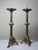 Large Antique Gothic Gilt Bronze Candlesticks, 19th Century, Set of 2 For Sale - Image 4 of 13