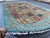 2000 - 2009 Blue Bakhtiari Garden Panel Hand-Knotted Wool Rug - 6'6" X 10'1" For Sale - Image 5 of 11