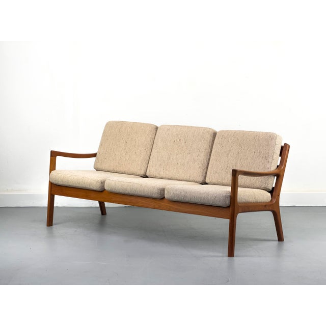 Three-Seater Teak Senator Sofa by Ole Wanscher for Cado, 1975 For Sale - Image 15 of 15