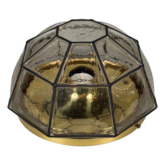 Ceiling Lamp from Glashütte Limburg, Germany, 1960s-1970s For Sale