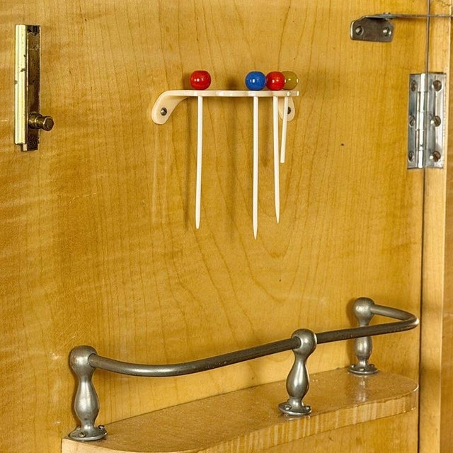Art Deco Cocktail Cabinet by Harry & Lou Epstein For Sale - Image 11 of 14