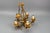 Italian Hollywood Regency Style Five-Light Chandelier in Gilt Metal, 1970s For Sale - Image 17 of 18