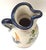 1920s 19th Century French Glazed Terracotta Pitcher Handmade & Hand-Painted For Sale - Image 5 of 8