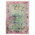 Pink Green Antique Chinese Art Deco Foyer Size Carpet For Sale - Image 15 of 18