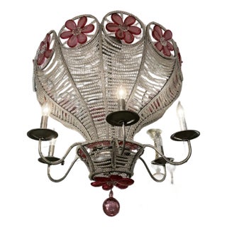 Dorothy Balloon Crystal Chandelier For Sale