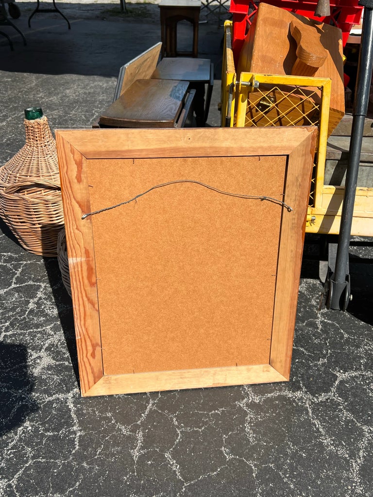 Mid Century Nautical / Pub Style Mirror | Chairish
