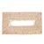 Boho Chic Artifacts Rattan Rectangular Tissue Box Cover, White Wash For Sale - Image 3 of 4