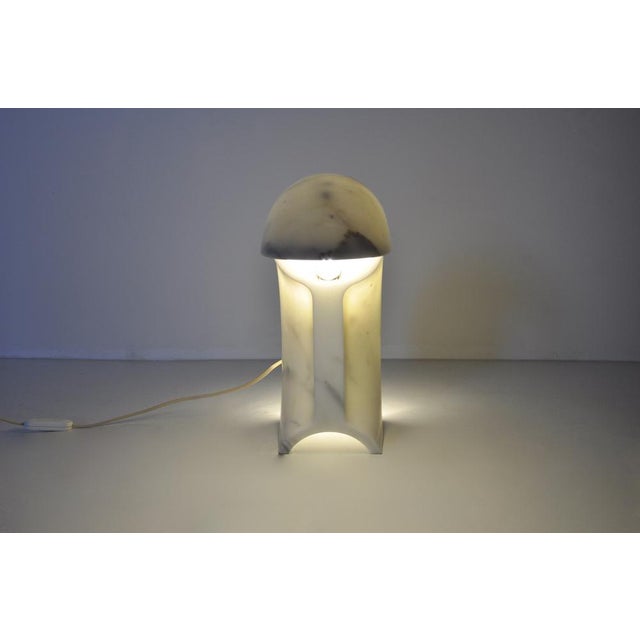 Marble Biagio Table Lamp by Afra & Tobia Scarpa for Flos, 1968 For Sale - Image 6 of 15