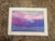 A dreamy blend of rose pink, magenta, lavender, and soft blue creates this atmospheric original watercolor by Michigan...
