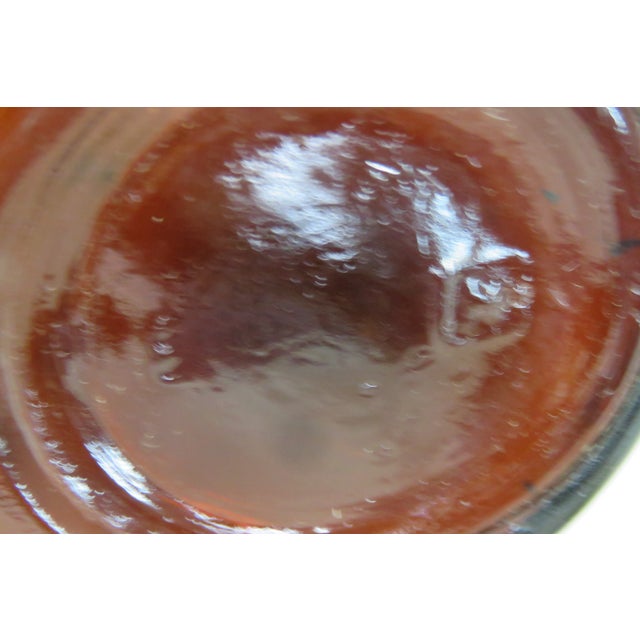 Amber Glass Apothecary Bottle 500 Mils Embossed Pharmacy Medicinal Vessel 4492b For Sale In Miami - Image 6 of 10