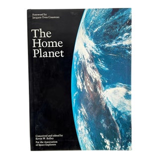 The Home Planet Space Exploration Coffee Table Book Foreword by Jacques-Yves Cousteau For Sale