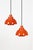 Danish Space Age Pendant Lamps by K. Kewo for Nordisk Solar, 1970s, Set of 2 For Sale - Image 18 of 18