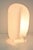 1970s Vistosi Large Balloon Form White Glass Table Lamp For Sale - Image 9 of 9