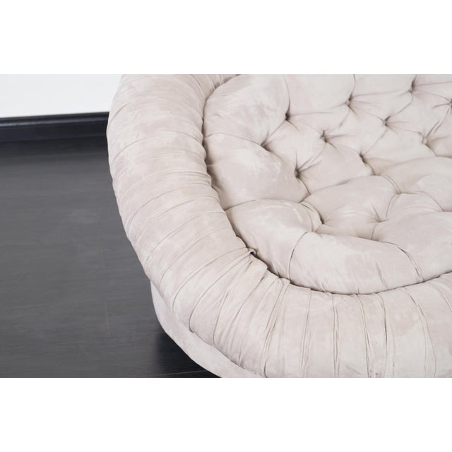 Danish Modern Vintage Italian "Cloud" Loveseat For Sale - Image 3 of 9