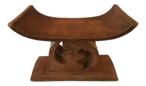 Ashanti Hand - Carved Wood Stool