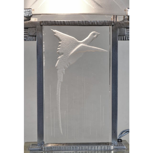 1920s French Art Deco Lamp by Muller Freres - France For Sale - Image 9 of 18