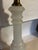 Frederick Cooper Vintage Frederick Cooper French Opaline Glass Column Table Lamp With Brass Base For Sale - Image 4 of 10