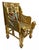 Mini King Tut Throne Replica – Handmade Egyptian Collectible Figurine Chair Decor For Sale - Image 4 of 11
