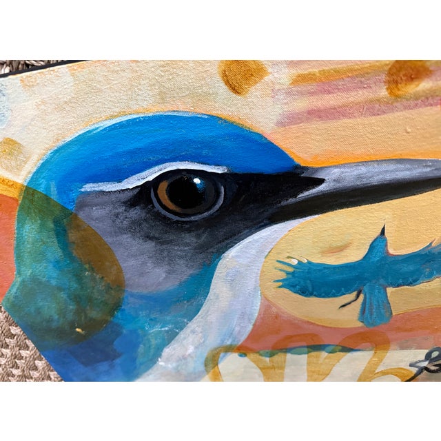 2020s “Jays Make My Days 2” Bird Art LWren Walraven For Sale - Image 5 of 10
