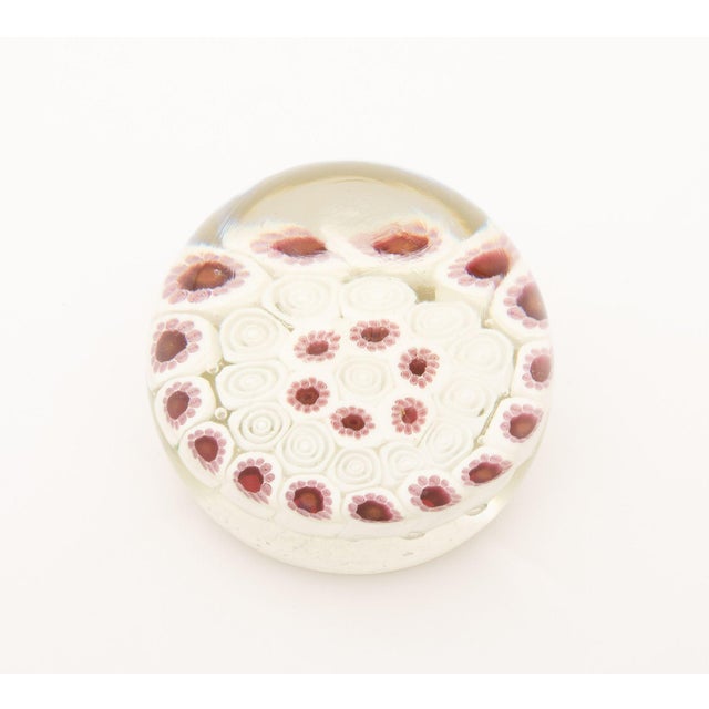 Collection of Seven Collection of Murano and French Millefiori Glass Paperweights For Sale - Image 15 of 16